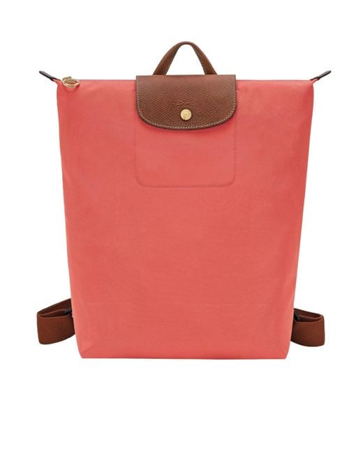 Longchamp Red Le Pliage Original M Backpack for men