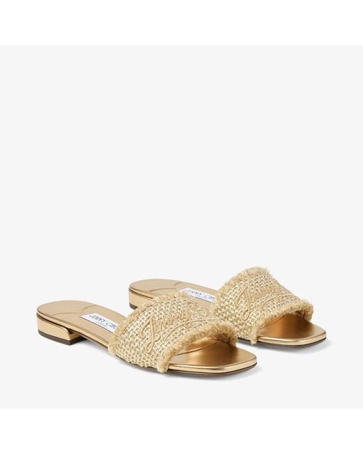 Jimmy Choo White Joa Flat
