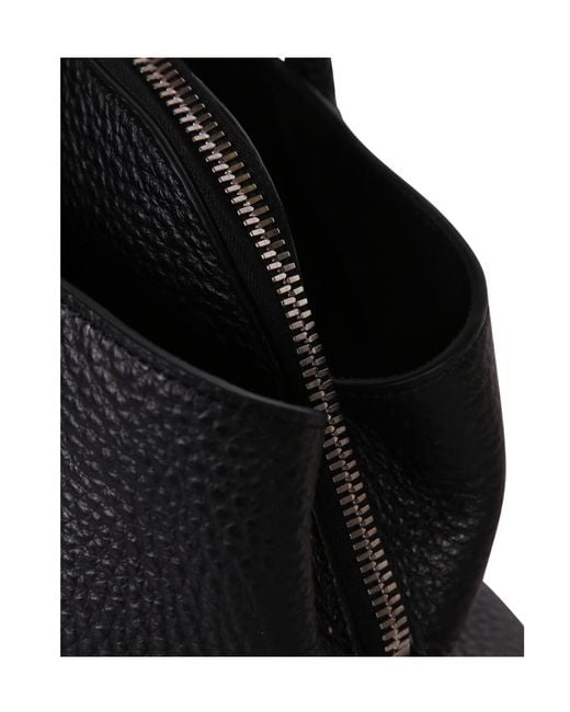 The Attico Black Double-Handle Handbag