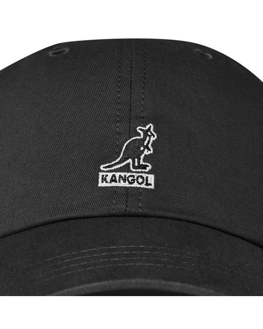 Kangol Black Kangaroo Patchwork Baseball Cap