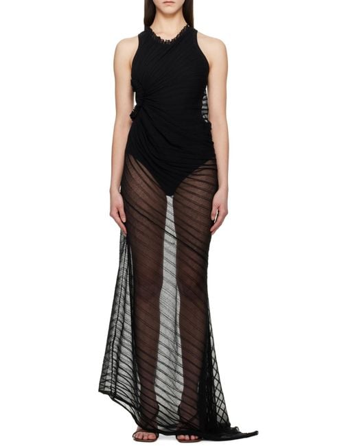 Victoria Beckham Black Sleeveless Dress