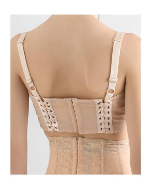 Dolce & Gabbana Pink Lace-Up Satin Corset