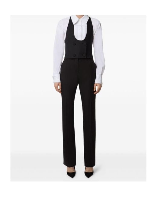 Nina Ricci Black Gabardine Trousers