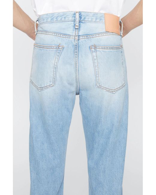 Acne Blue Regular Fit Jeans for men