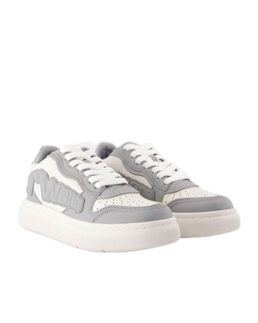 Alexander Wang White Puff Pebble Sneakers