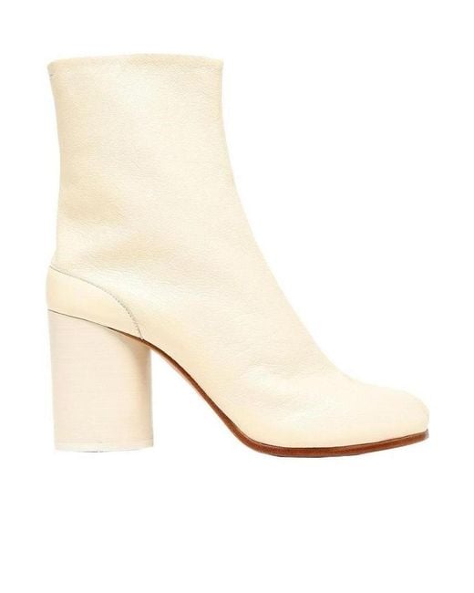 Maison Margiela Natural Tabi Ankle Boots