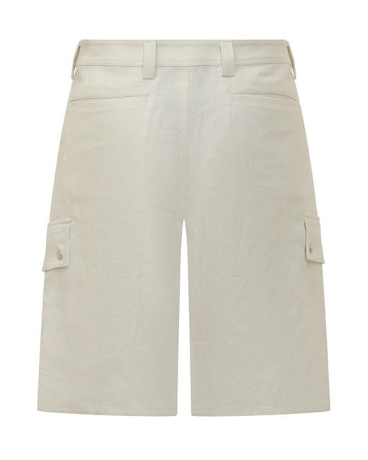 Off-White c/o Virgil Abloh Gray Solid Shorts for men