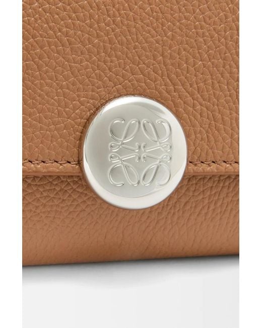 Loewe Brown Small Vertical Wallet
