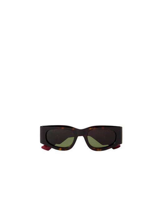 Gucci White Eyewear Gg1664S Rectangular Sunglasses