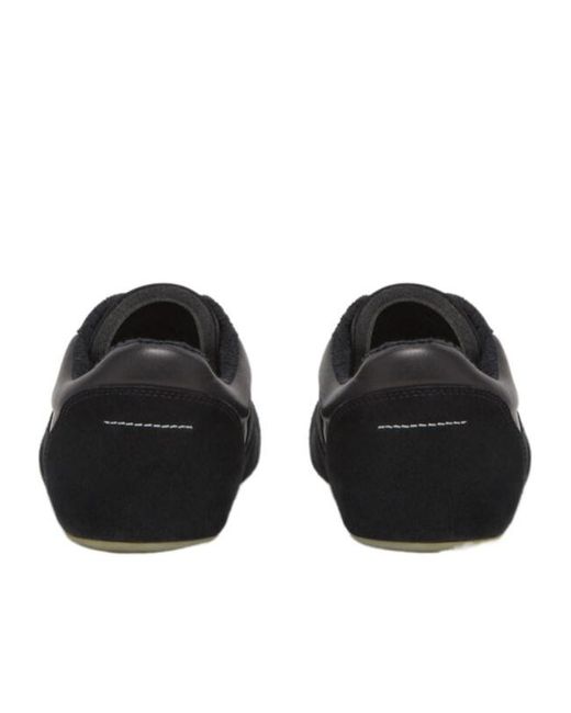 MM6 by Maison Martin Margiela Black Anatomic Sneakers for men