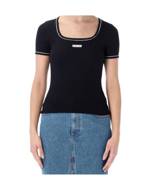 MARINE SERRE Black Cute 70S T-Shirt