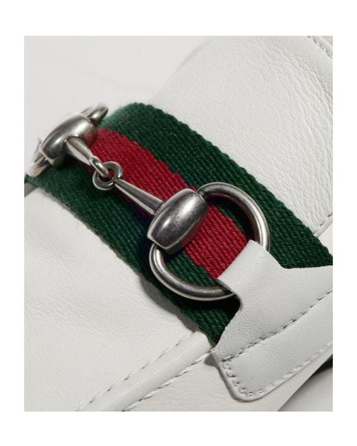 Gucci White Como Loafer for men