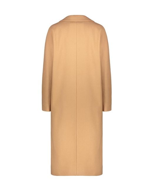 Herno Natural Notched-Collar Single-Breasted Coat