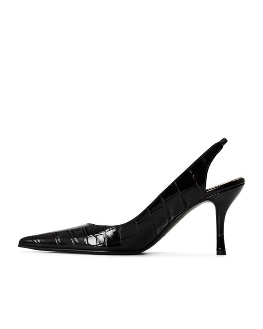 Fendi Black Patent Pointedtoe High Heels