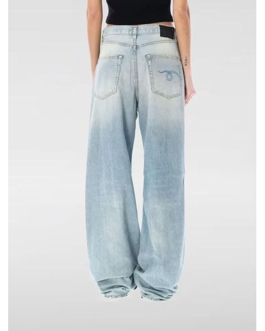 R13 Blue Belt-Loop Jeans