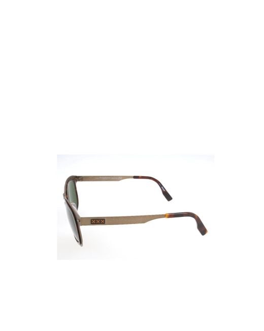 Zegna Green Round-Frame Sunglasses for men