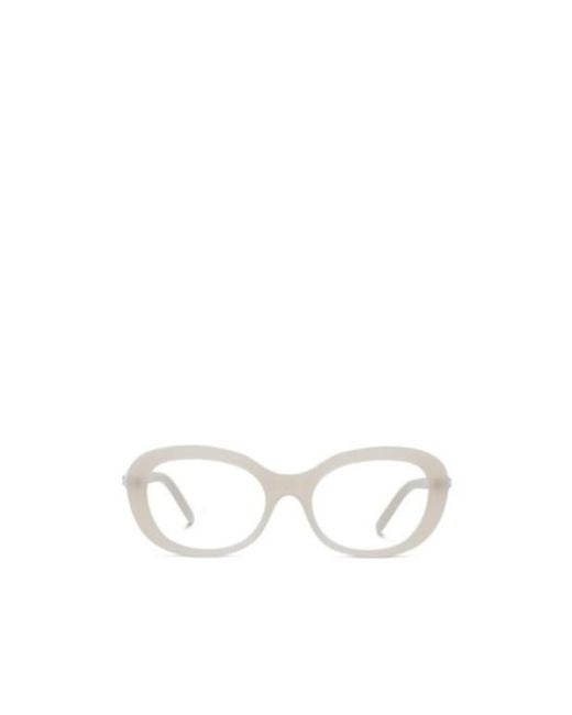 Givenchy White Full Frame Plain Mirror