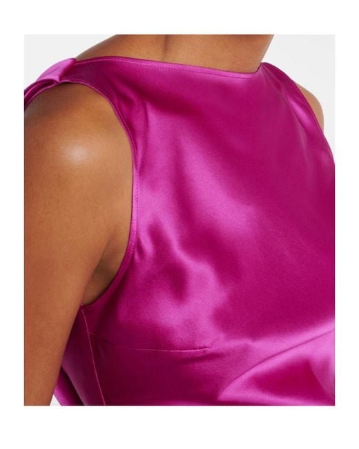Nina Ricci Purple Backless Tank Top