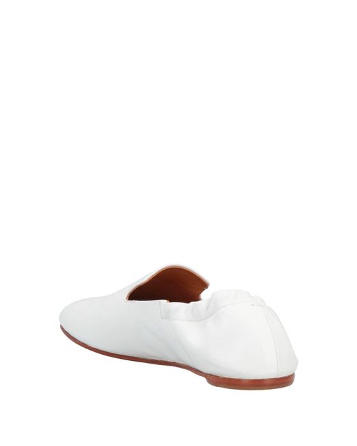 Maison Margiela White Comfy Stylish Flat Shoes