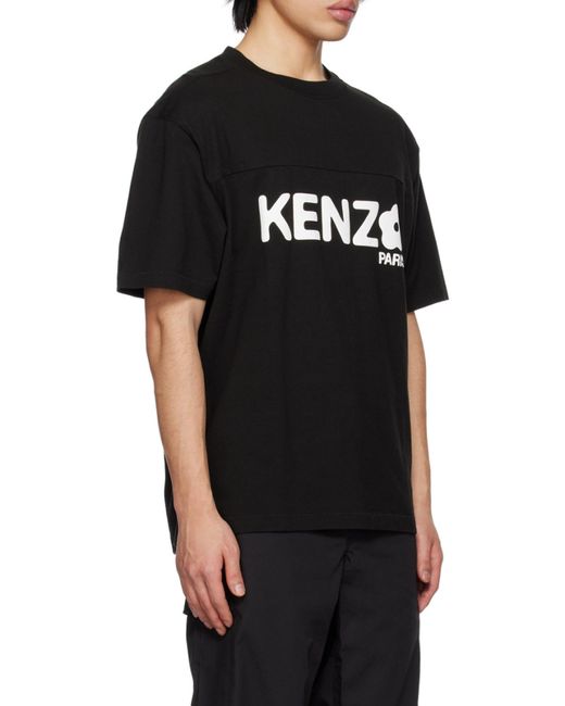 KENZO Black 'Boke Flower 2.0' Oversized T-Shirt for men