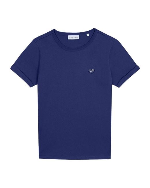 Maison Labiche Blue Crew-Neck T-Shirt