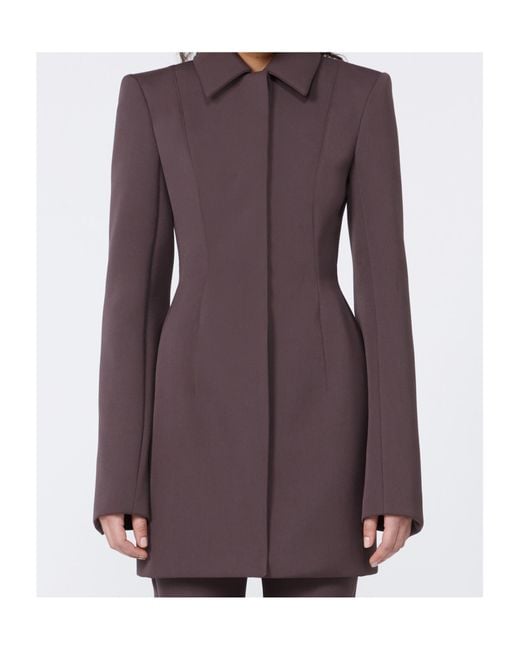 Sportmax Purple Bacio Wool Jacket