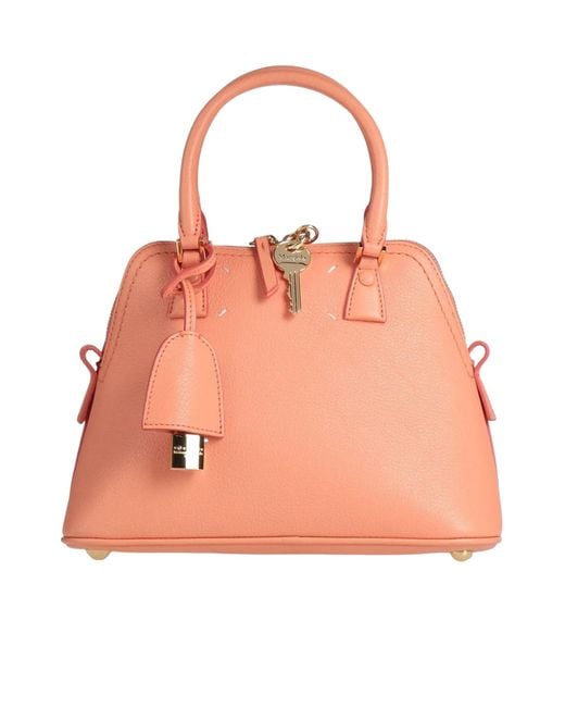 Maison Margiela Pink Minimalist Boston Bag