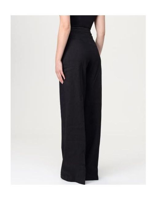 Pinko Black Stretch Pleated Trousers