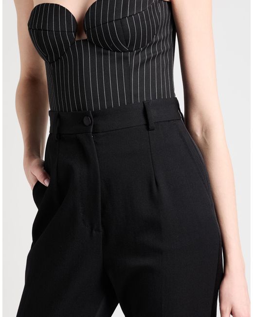 Dolce & Gabbana Black Casual Trouser