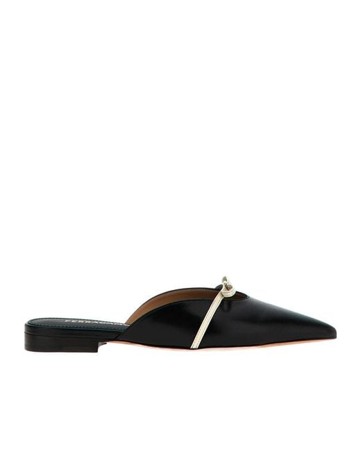 Ferragamo Black Mini Bow Mules