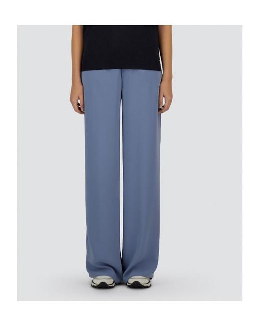 Herno Blue Drawstring Straight-Leg Pants