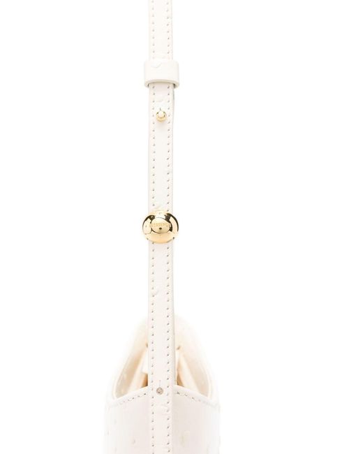 Jacquemus White The Berlingot Small Clasp Bag