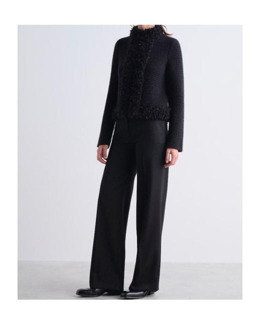 Fendi Black Mohair And Wool Jacket
