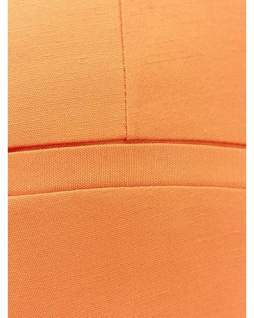 Stella McCartney Orange Iconic Flared Trousers