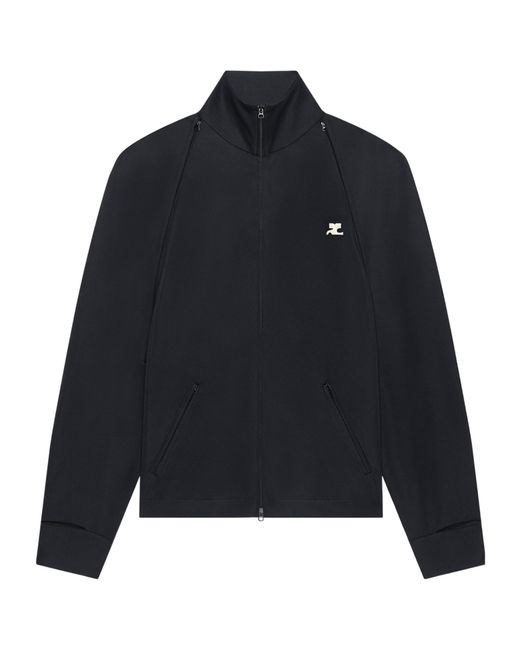 Courreges Blue Courrèges Zip-Up Track Jacket