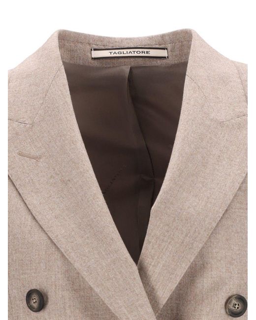 Tagliatore White Parigi Double-Breasted Suit
