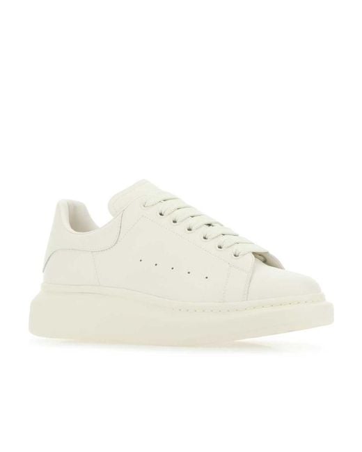 McQueen White Oversized Low-Top Sneakers for men