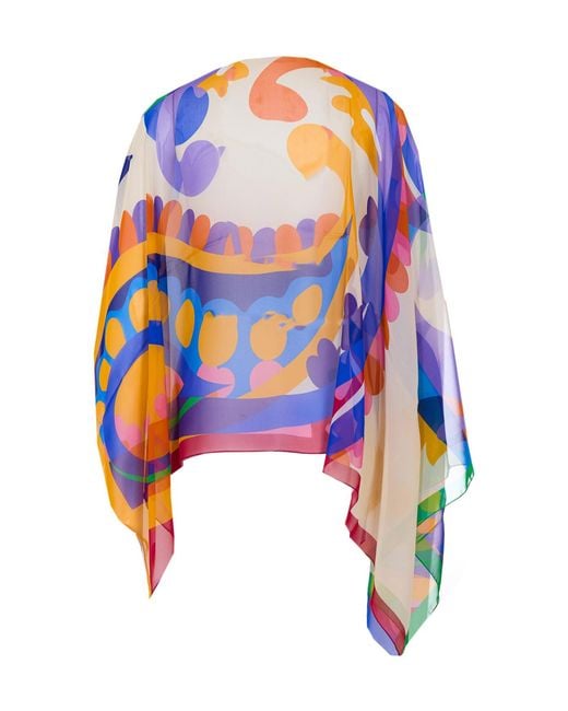 Etro Blue Printed Top