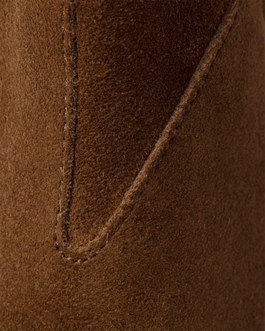 Prada Brown Slip-On Ankle Boots