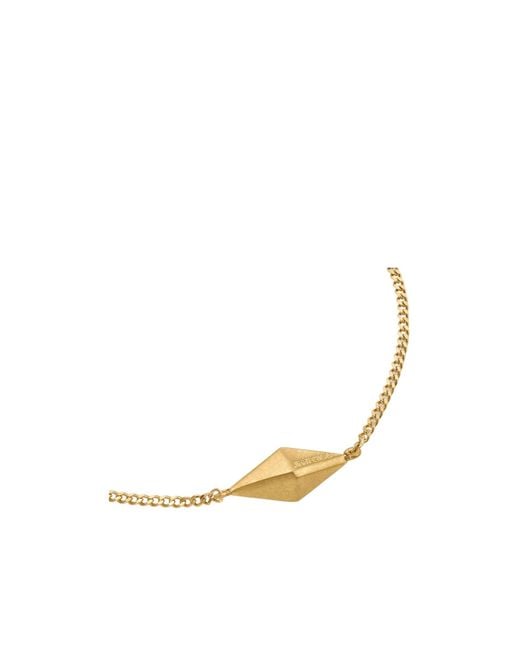 Jimmy Choo Metallic Diamond Fine Chain Bracelet