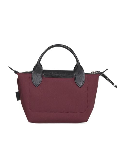 Longchamp Purple Le Pliage Energy Xs Top Handle Bag