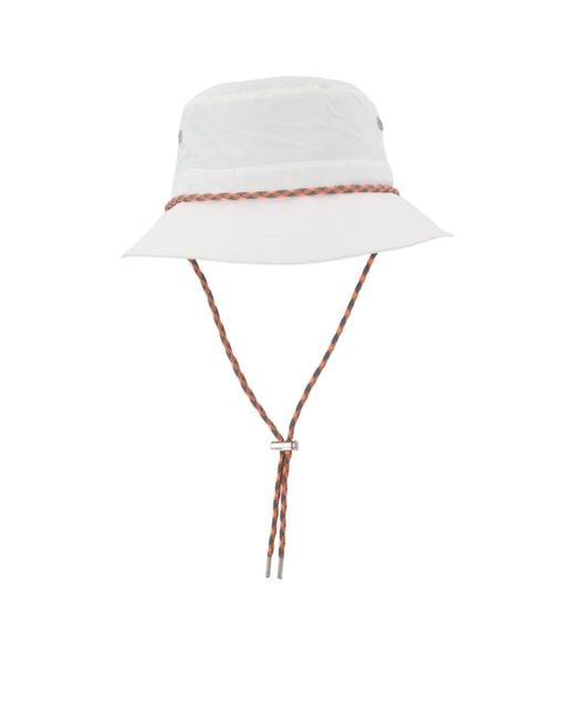 Vivienne Westwood White Adjustable Bucket Hat