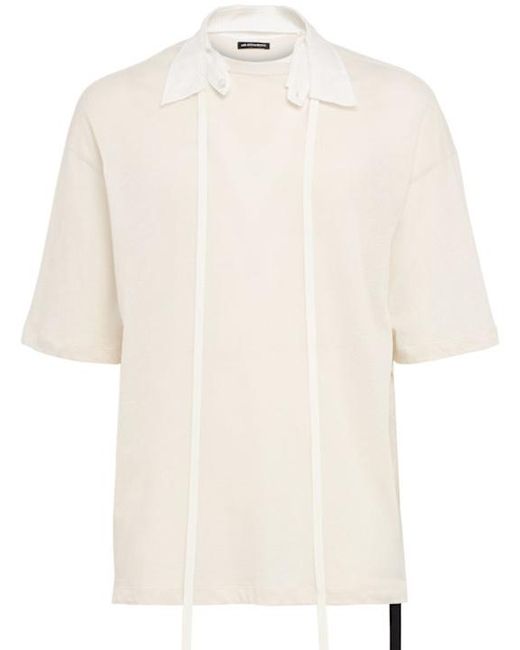Ann Demeulemeester White Danvald High Comfort T-Shirt for men