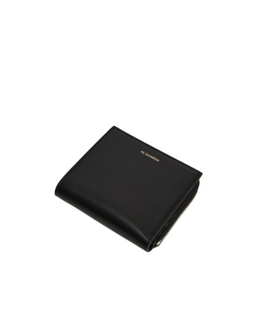 Jil Sander Black Mini Wallet for men