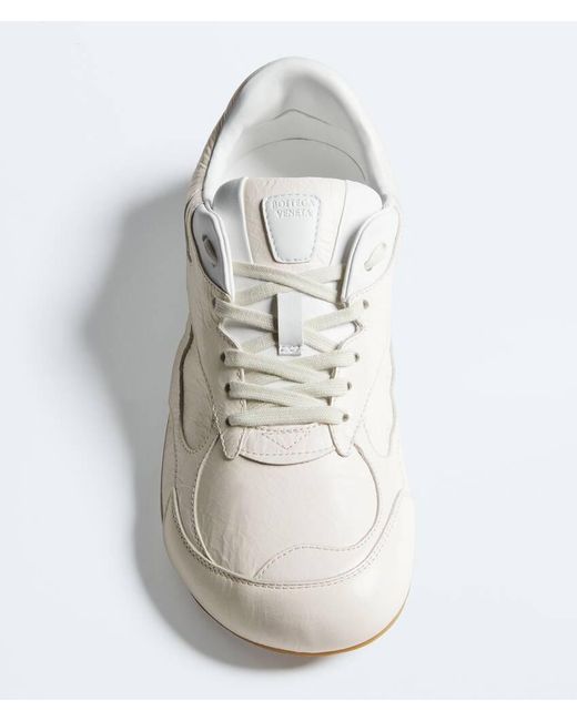 Bottega Veneta White Exprezzo Low Top Sneakers for men