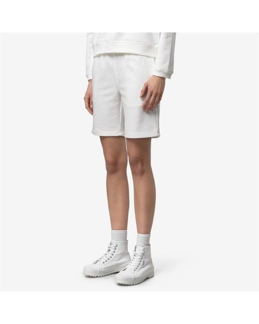 K-Way Gray Casmir Fleece Shorts for men
