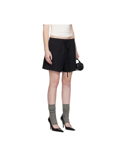Fear Of God Black Elastic Waistband Shorts