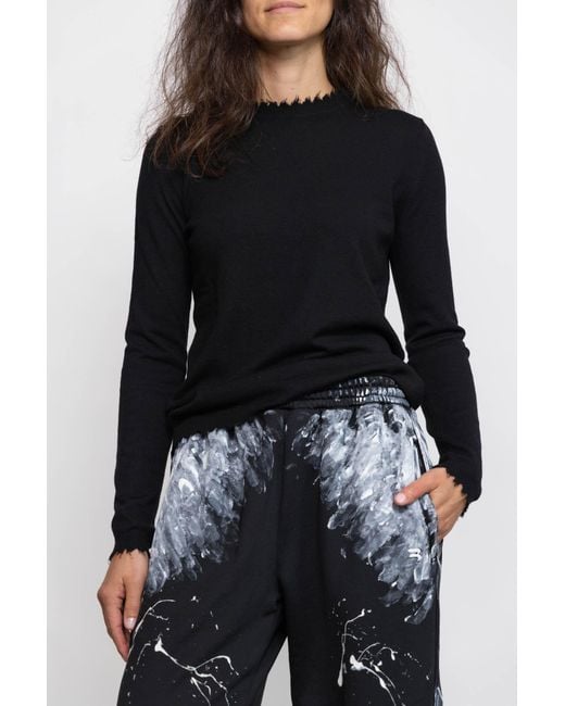 Avant Toi Blue Long-Sleeved Sweater