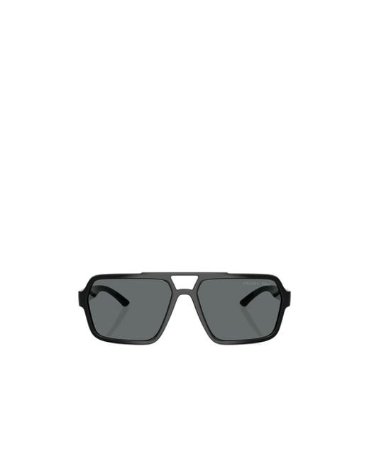 Prada Linea Rossa Multicolor Rectangular Sunglasses for men