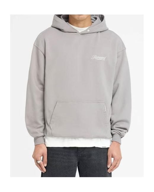 Represent Gray Owners Club Script Hoodie for men